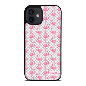 LILLY PULITZER FLAMINGO PATTERN iPhone 12 Mini Case Cover