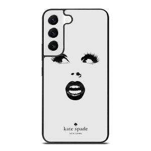 KATE SPADE BLACK WHITE FACE Samsung Galaxy Case Cover KATE SPADE BLACK WHITE FACE Samsung Galaxy Case Cover