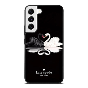 KATE SPADE BLACK WHITE SWAN Samsung Galaxy Case Cover