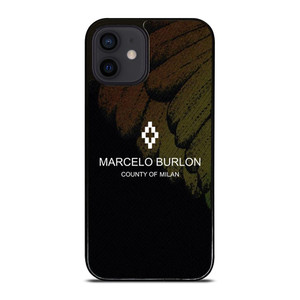 MARCELO BURLON WING LOGO iPhone 12 Mini Case Cover MARCELO BURLON WING LOGO iPhone 12 Mini Case Cover