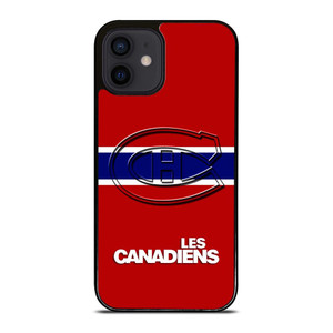 MONTREAL LES CANADIENS STRIPED LOGO iPhone 12 Mini Case Cover