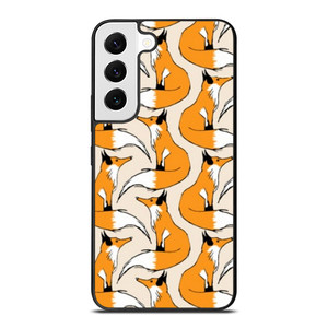 ORANGE FOX PATTERN Samsung Galaxy Case Cover