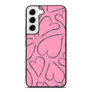 PINK LOVE BRUSHES PATTERN Samsung Galaxy Case Cover PINK LOVE BRUSHES PATTERN Samsung Galaxy Case Cover