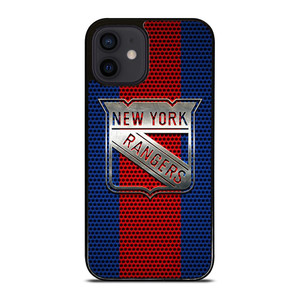 NEW YORK RANGERS LOGO METAL iPhone 12 Mini Case Cover NEW YORK RANGERS LOGO METAL iPhone 12 Mini Case Cover