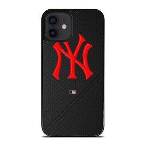 NEW YORK YANKEES STITCHING LEATHER iPhone 12 Mini Case Cover NEW YORK YANKEES STITCHING LEATHER iPhone 12 Mini Case Cover