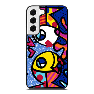 ROMERO BRITTO FISH LOVE Samsung Galaxy Case Cover ROMERO BRITTO FISH LOVE Samsung Galaxy Case Cover