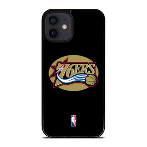 PHILADELPHIA 76ERS NBA GOLD LOGO iPhone 12 Mini Case Cover PHILADELPHIA 76ERS NBA GOLD LOGO iPhone 12 Mini Case Cover