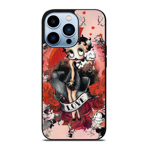 BETTY BOOP LOVE CARTOON iPhone 13 Pro Max Case Cover
