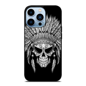 INDIAN FEATHER SKULL iPhone 13 Pro Max Case Cover INDIAN FEATHER SKULL iPhone 13 Pro Max Case Cover