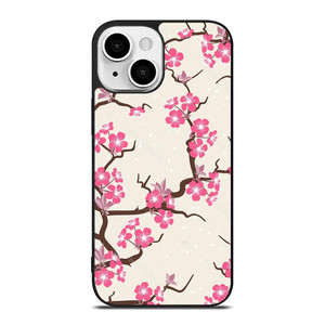 CHERRY BLOSSOM FLOWERS PATTERN iPhone 13 Mini Case Cover
