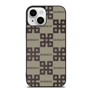 GIVENCHY LOGO COLLAGE LEATHER iPhone 13 Mini Case Cover GIVENCHY LOGO COLLAGE LEATHER iPhone 13 Mini Case Cover
