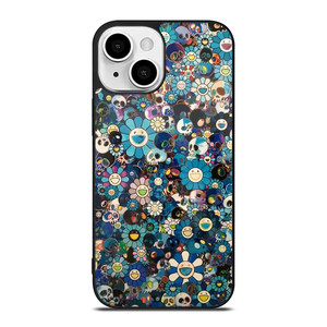TAKASHI MURAKAMI FLOWERS SKULL iPhone 13 Mini Case Cover TAKASHI MURAKAMI FLOWERS SKULL iPhone 13 Mini Case Cover