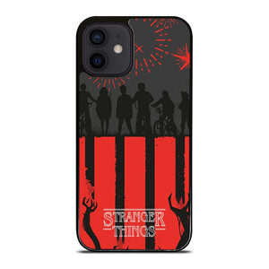 STRANGER THINGS SILHOUETTE iPhone 12 Mini Case Cover STRANGER THINGS SILHOUETTE iPhone 12 Mini Case Cover