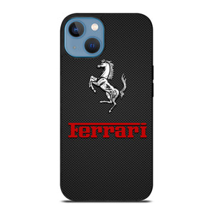 FERRARI HORSE CARBON LOGO iPhone 13 Case Cover FERRARI HORSE CARBON LOGO iPhone 13 Case Cover