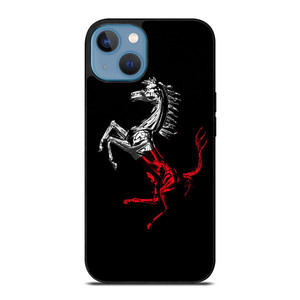 FERRARI LOGO CHROME HORSE iPhone 13 Case Cover FERRARI LOGO CHROME HORSE iPhone 13 Case Cover