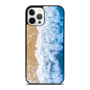 BLUE BEACH WAVES iPhone 12 Pro Case Cover
