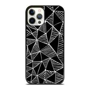 DARK TRIANGLE PATTERN iPhone 12 Pro Case Cover
