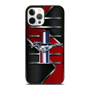 FORD MUSTANG METAL LOGO iPhone 12 Pro Case Cover