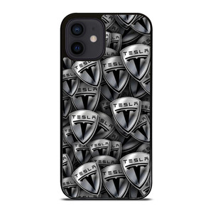 TESLA METAL LOGO COLLAGE iPhone 12 Mini Case Cover