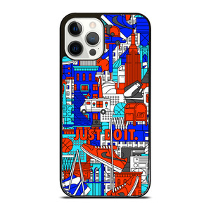 NIKE JUST DO IT ART COLLAGE iPhone 12 Pro Case Cover