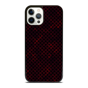 STYLISH HEXAGONAL RED PATTERN iPhone 12 Pro Case Cover