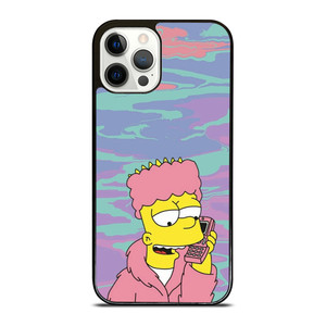 TIE DYE PATTERN BART SIMPSON iPhone 12 Pro Case Cover TIE DYE PATTERN BART SIMPSON iPhone 12 Pro Case Cover