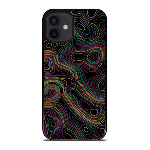 COLORFUL ABSTRACT LINES iPhone 12 Mini Case Cover