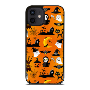HAPPY HALLOWEEN CARTOON PATERN iPhone 12 Mini Case Cover
