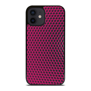 HEXAGONAL BLACK PURPLE PATTERN iPhone 12 Mini Case Cover