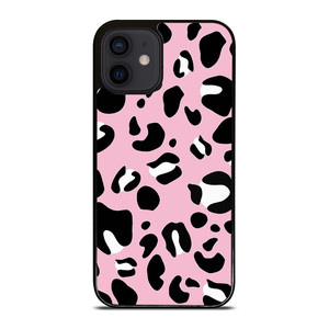 PINK LEOPARD PATTERN iPhone 12 Mini Case Cover PINK LEOPARD PATTERN iPhone 12 Mini Case Cover