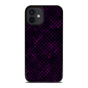 STYLISH HEXAGONAL VIOLET PATTERN iPhone 12 Mini Case Cover