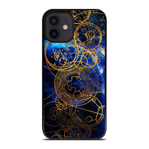 TIME LORD WRITING GOLD BLUE iPhone 12 Mini Case Cover TIME LORD WRITING GOLD BLUE iPhone 12 Mini Case Cover