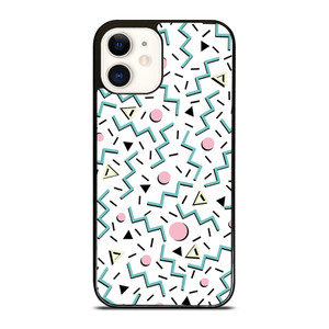 BACK TO 80S PATTERN iPhone 12 Case Cover BACK TO 80S PATTERN iPhone 12 Case Cover