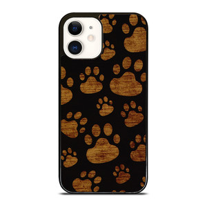 CAT FOOTPRINTS PATTERN iPhone 12 Case Cover