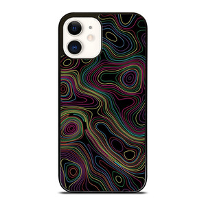 COLORFUL ABSTRACT LINES iPhone 12 Case Cover