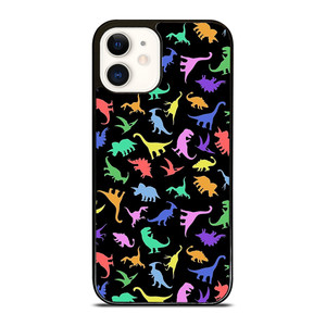 DINOSAUR COLORFUL PATTERN iPhone 12 Case Cover