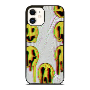 MELTED SMILEY FACE iPhone 12 Case Cover MELTED SMILEY FACE iPhone 12 Case Cover