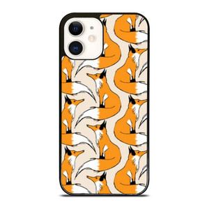 ORANGE FOX PATTERN iPhone 12 Case Cover