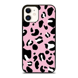 PINK LEOPARD PATTERN iPhone 12 Case Cover PINK LEOPARD PATTERN iPhone 12 Case Cover