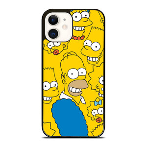 THE SIMPSONS CARTOON COLLAGE iPhone 12 Case Cover