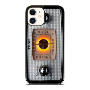 VINTAGE RADIO SILVER METAL iPhone 12 Case Cover VINTAGE RADIO SILVER METAL iPhone 12 Case Cover