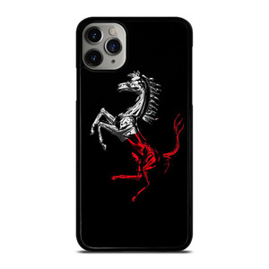 FERRARI LOGO CHROME HORSE iPhone 11 Pro Max Case Cover