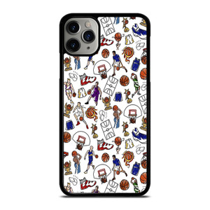 PLAYFUL BASKETBALL DOODLE ART iPhone 11 Pro Max Case Cover