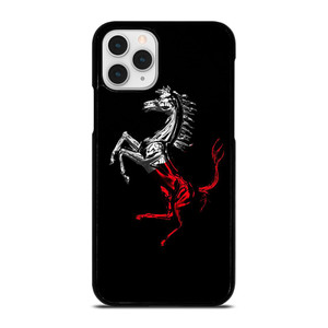 FERRARI LOGO CHROME HORSE iPhone 11 Pro Case Cover FERRARI LOGO CHROME HORSE iPhone 11 Pro Case Cover