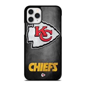 KANSAS CITY CHIEFS METAL LOGO iPhone 11 Pro Case Cover