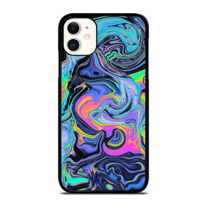 BLUE LIQUID CHROME iPhone 11 Case Cover