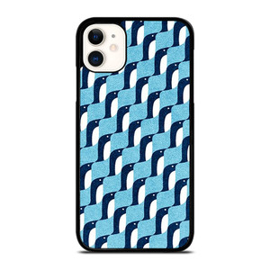 BLUE PENGUINS PATTERN iPhone 11 Case Cover