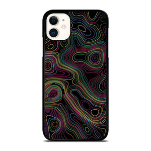 COLORFUL ABSTRACT LINES iPhone 11 Case Cover