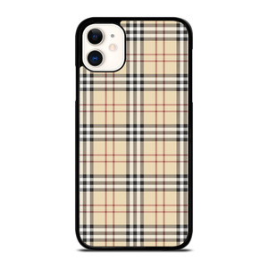 CREAM TARTAN PATTERN iPhone 11 Case Cover CREAM TARTAN PATTERN iPhone 11 Case Cover