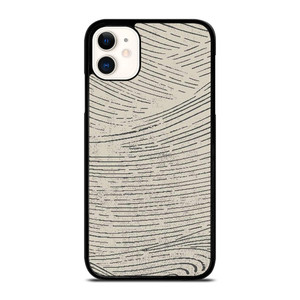 HAND DRAWING WAVES PATTERN iPhone 11 Case Cover
